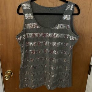 Sequin tank top